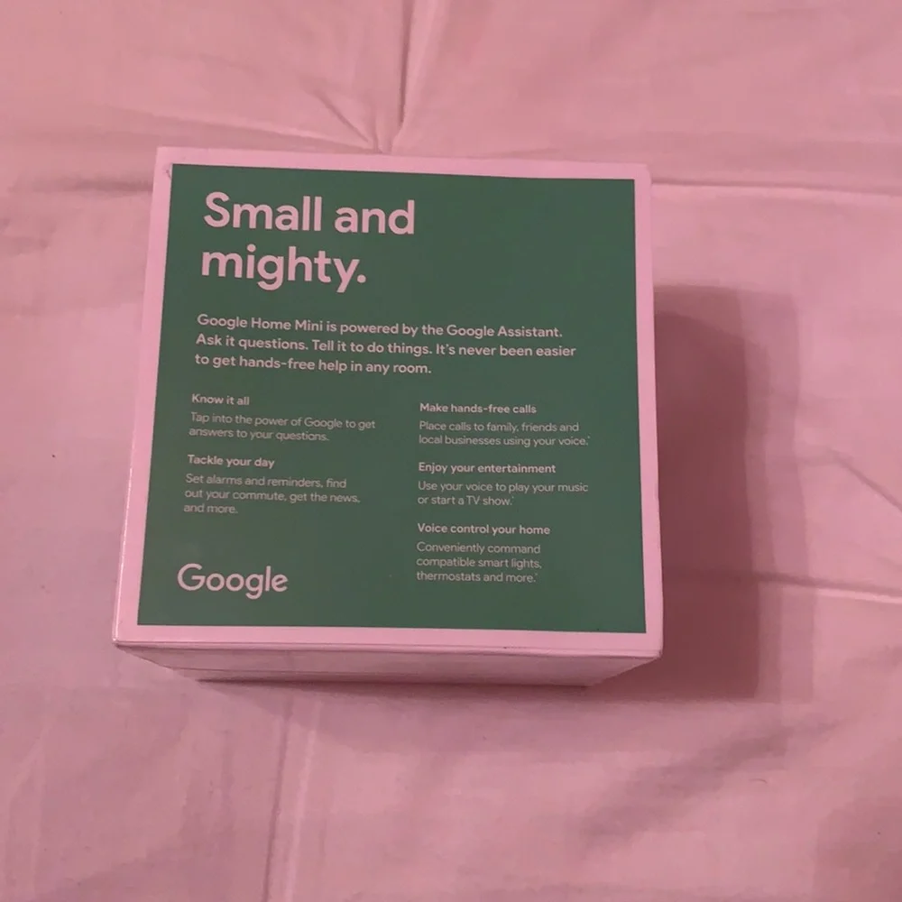 Mini Google Home *New & Sealed Box*